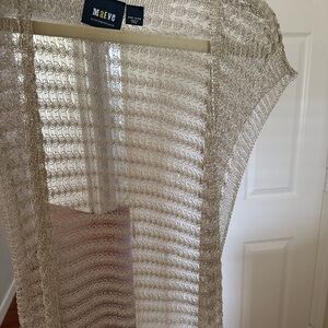 Anthropology Maeve Sheer Knit Duster